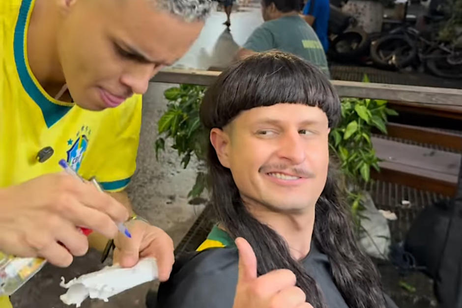 As&iacute; contaba Oliver Tree su estad&iacute;a en Brasill. (Foto: Instagram)