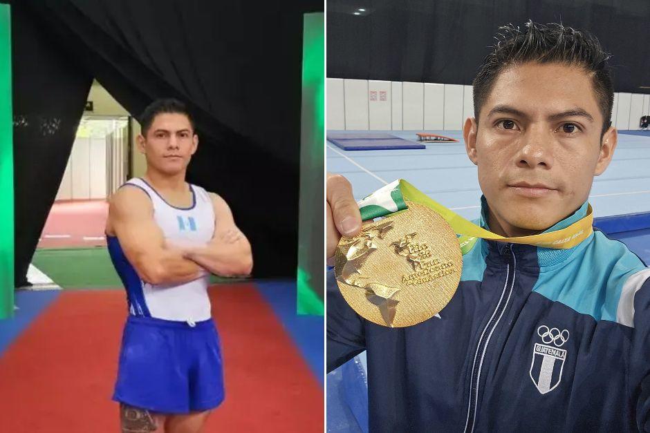 El atleta nacional luci&oacute; su medalla dorada luego de quedar en primer lugar. (Foto: Federaci&oacute;n Nacional de Gimnasia)