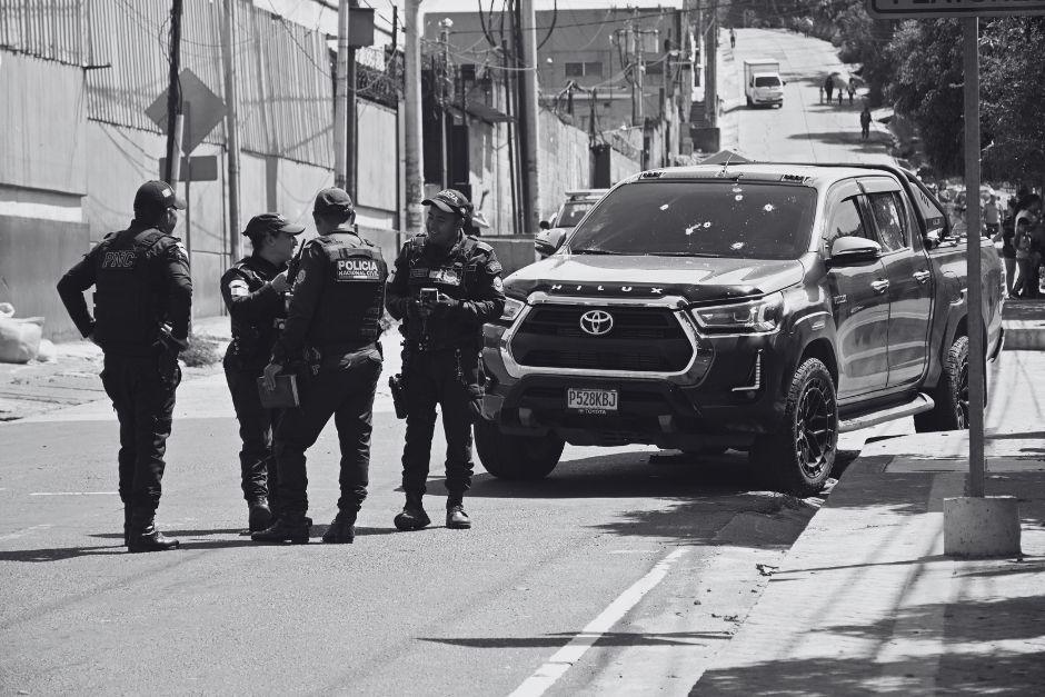 Cinco presuntos terroristas fueron detenidos al ser acusados de un ataque armado en Villa Nueva. (Foto:&nbsp;Jos&eacute; Pos/Colaborador)