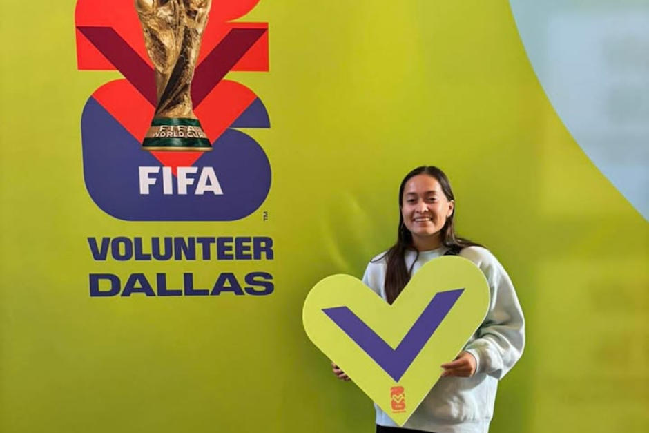 Kimberly Olivares es una guatemalteca voluntaria&nbsp; en el Mundial FIFA 2026. (Foto:&nbsp;Kimberly Olivares)