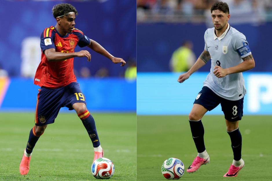 Los de Yamine Lamal est&aacute;n virtualmente clasificados, pero a&uacute;n deben de definir su posici&oacute;n. Por su parte, los de Federico Valverde se juegan estar en la siguiente ronda. (Foto: AFP)