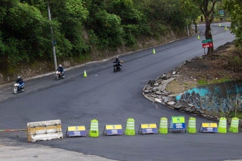 El paso hac&iacute;a zona 17 estar&aacute; bloqueado por trabajos municipales. (Foto: EMETRA)