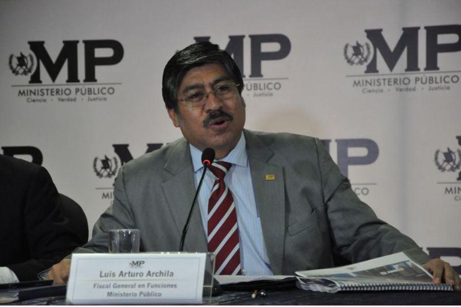 El fiscal Luis Arturo Archila &Aacute;lvarez sustituye a Miriam Barrios como jefe de la Fiscal&iacute;a de Distrito Metropolitano del MP. (Foto: Ministerio P&uacute;blico)