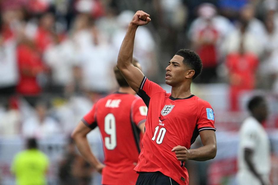 Jude Bellingham ya suma dos anotaciones en lo que va del Mundial 2026. (Foto: AFP)