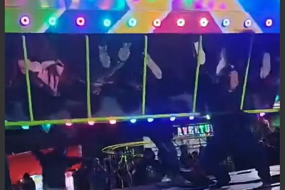 El hecho se registr&oacute; durante la feria titular de Soloma. (Foto: captura de video)