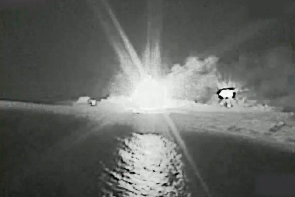 Estados Unidos destruy&oacute; 11 barcos que ten&iacute;a el r&eacute;gimen iran&iacute; en el Golfo de Om&aacute;n. (Foto: Captura de video de Centcom)