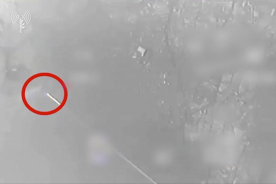 El piloto de combate logr&oacute; evadir un misil lanzado por parte de Ir&aacute;n. (Foto: Captura de video de FDI)