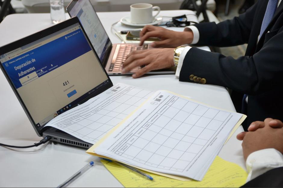 Los comit&eacute;s deben adherir simpatizantes para convertirse en partidos pol&iacute;ticos. (Foto: TSE / Soy502)&nbsp;