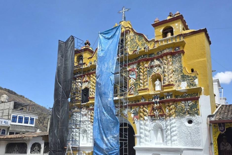 El Ministerio de Cultura denunci&oacute; intervenciones no autorizadas en la iglesia de San Andr&eacute;s Xecul. (Foto: Redes sociales)