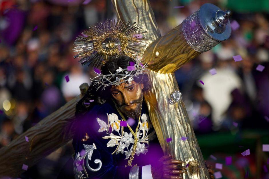 &nbsp;La consagrada imagen se viste del color morado, s&iacute;mbolo de la Cuaresma.(Foto:&nbsp;Jorge Ordo&ntilde;ez/colaborador)