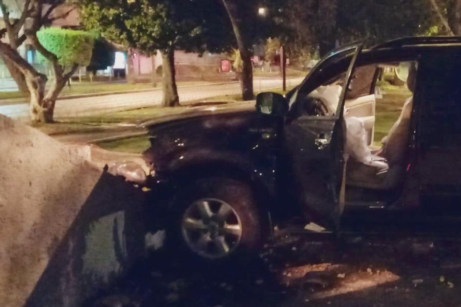 El hecho se registr&oacute; en la&nbsp; la 14 calle de la zona 10 capitalina. (Foto: Amilcar Montejo)