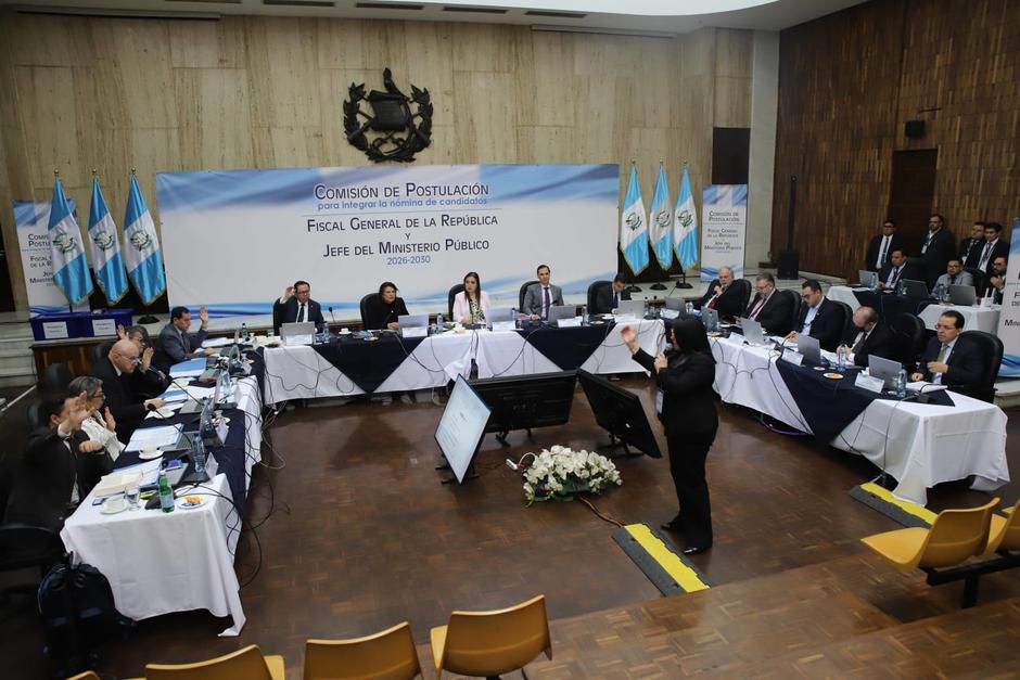 La Comisi&oacute;n de Postulaci&oacute;n para Fiscal General y Jefe del MP notific&oacute; a los postulantes objetados para que puedan presentar su respectiva prueba de descargo. (Foto: Cortes&iacute;a/Soy502)