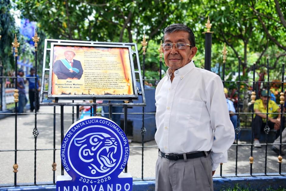 Para el aniversario del 31 de Julio de 2025, las autoridades municipales le realizaron un homenaje.&nbsp;(Foto: Manuel Peralta/Colaborador)