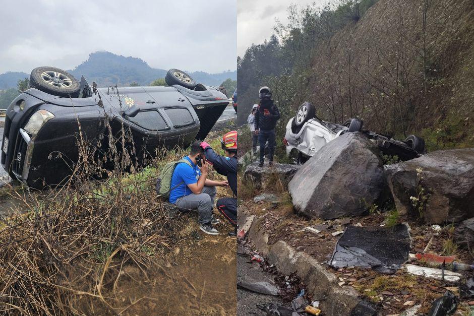 Siete accidentes se han reportado en la ruta Interamericana. (Fotos: Asonbomd)