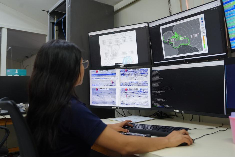 El Insivumeh particip&oacute; en el simulacro. (Foto: Insivumeh / Soy502)