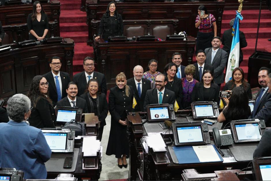 El pleno de diputados jurament&oacute; a la nueva CC, per&iacute;odo 2026-2031. (Foto: Wilder L&oacute;pez/Soy502)