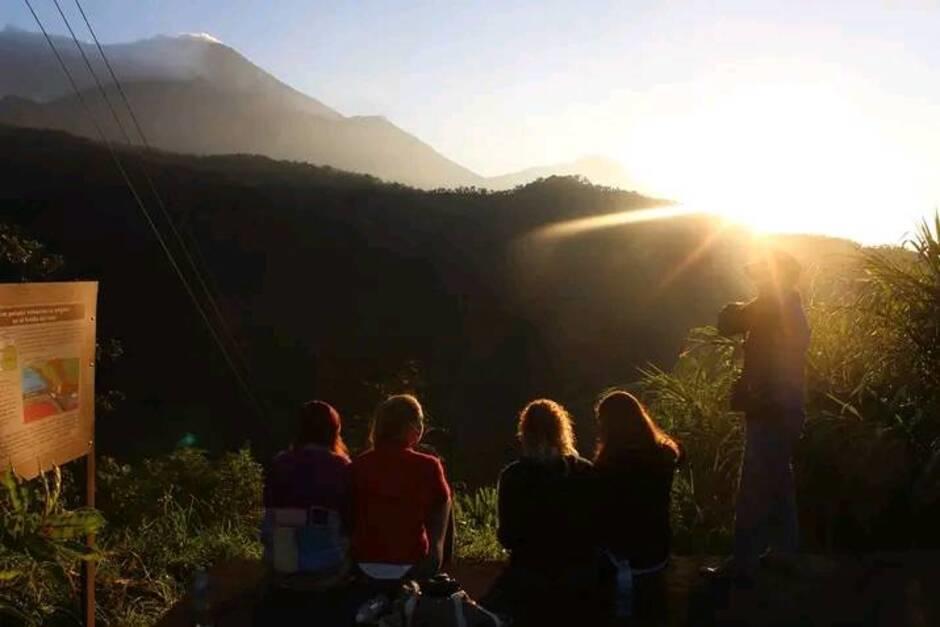 Loma Linda: El para&iacute;so natural a los pies del volc&aacute;n Santa Mar&iacute;a.&nbsp;(Foto: Senderos Loma Linda)
