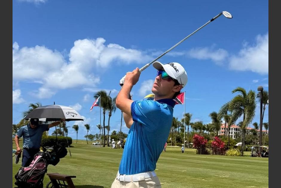 El guatemalteco, Alexander Rub&iacute;n, fue uno de los mejores en la edici&oacute;n 2026 del Junior Island Championship 2026. (Foto: PlayGolfPR)