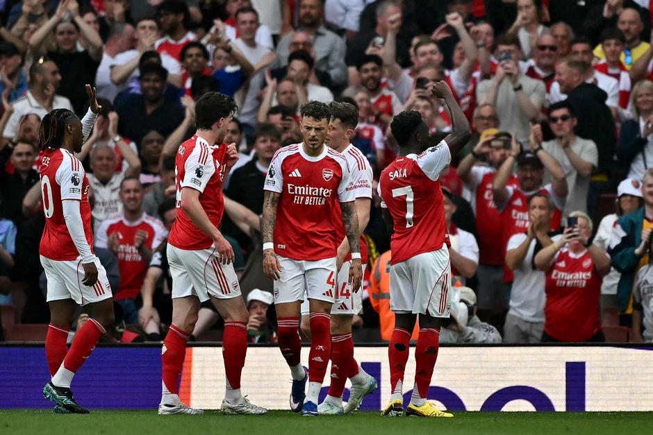 Arsenal gole&oacute; al Fulham y llega motivado al duelo ante el Atl&eacute;tico. (Foto: AFP)&nbsp;