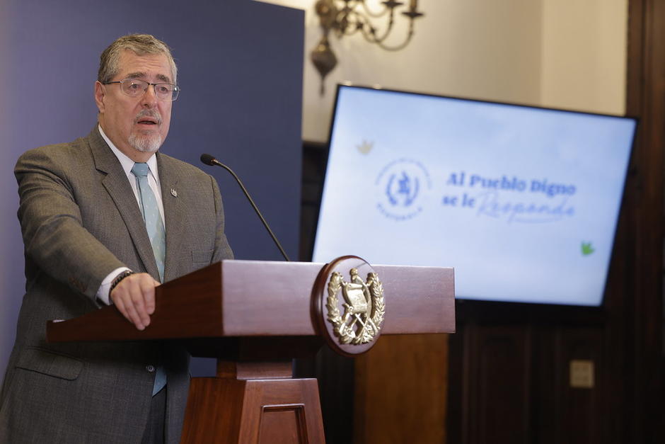 El presidente inform&oacute; que pr&oacute;ximamente elegir&aacute; al pr&oacute;ximo fiscal general. (Foto: SCSP / Soy502)&nbsp;&nbsp;