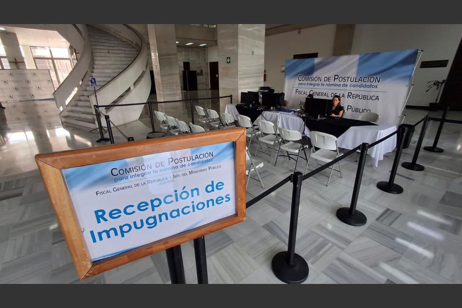 Tras 72 horas de haber aperturado la fase de impugnaciones a la n&oacute;mina de candidatos a Fiscal General, la Comisi&oacute;n de Postulaci&oacute;n no registr&oacute; ninguna objeci&oacute;n, por lo que le da v&iacute;a libre al presidente para nombrar al sustituto de la actual Fiscal General y Jefe del Ministerio P&uacute;blico (MP) Consuelo Porras. (Foto: Wilder L&oacute;pez/Soy502)