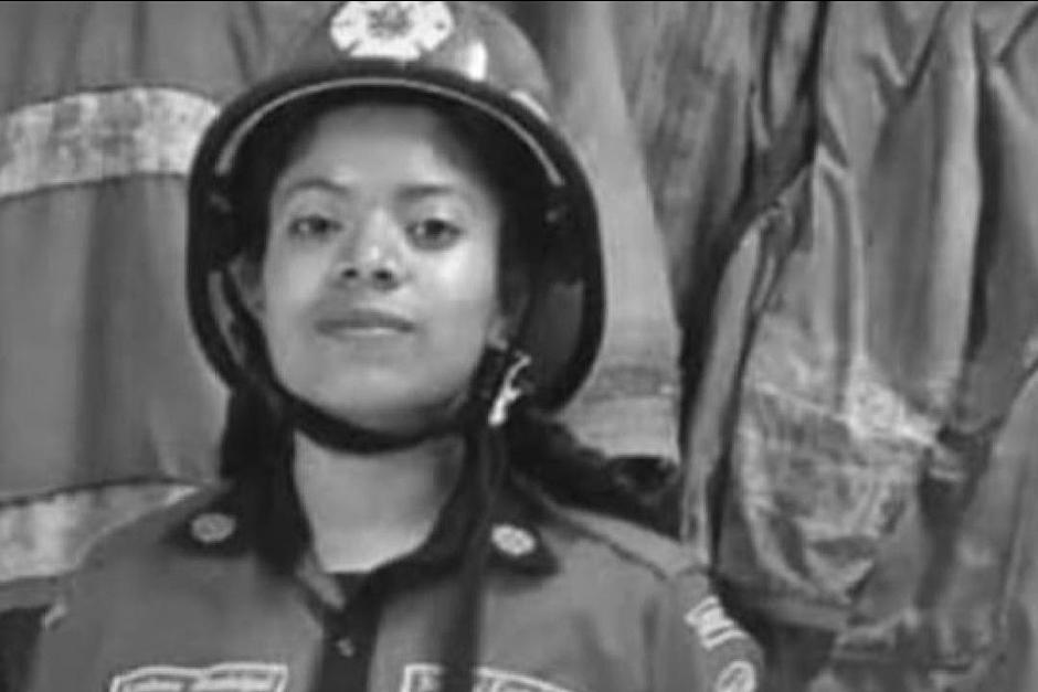 Ruth Castellanos falleci&oacute; en el cumplimiento de su deber. (Foto: Bomberos Municipales Chinautla)