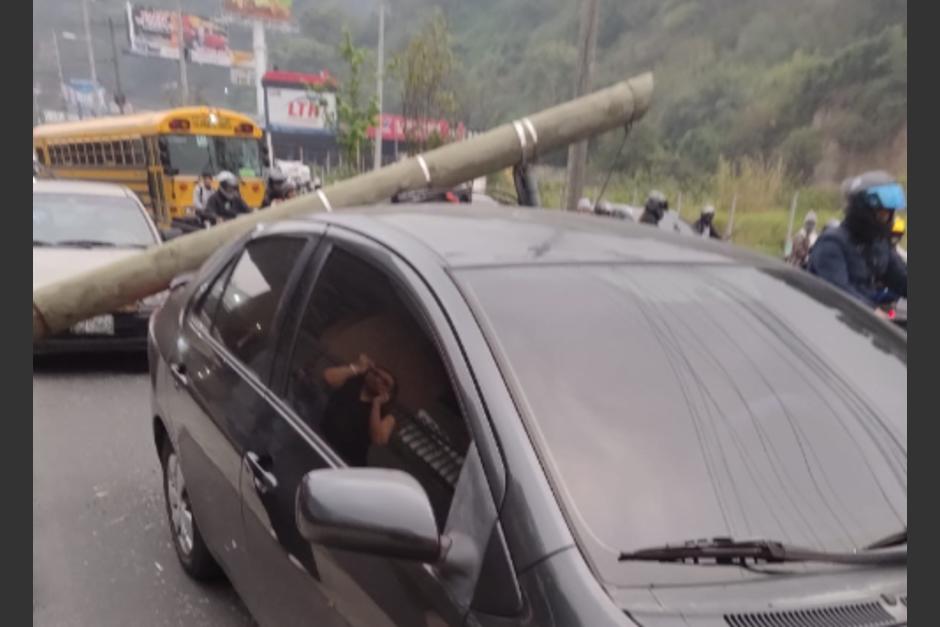 Dos percances viales provocan complicaciones en el tr&aacute;nsito esta ma&ntilde;ana. (Foto: PMT)