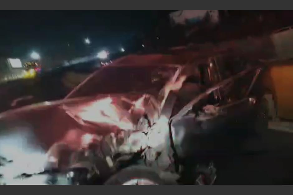 Este accidente se gener&oacute; en horas de la madrugada del 10 de mayo. (Foto: captura de video)