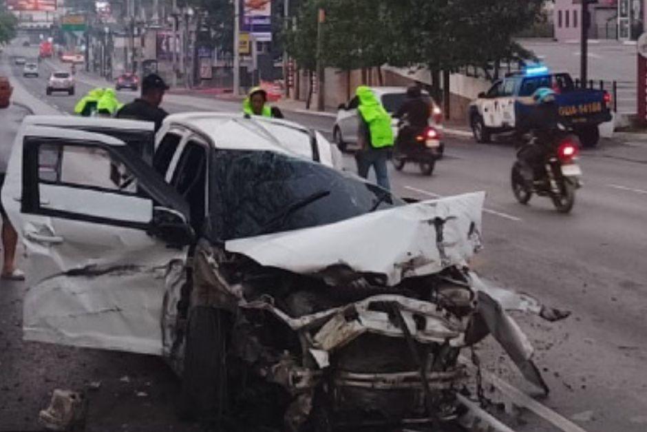 El transporte obstruye un carril hacia el centro de la ciudad. (Foto: PMT)