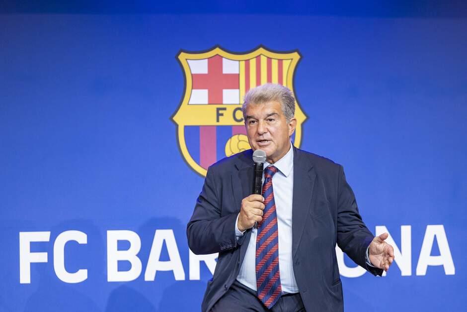 Joan Laporta y el Barsa reaccionaron con firmeza tras las declaraciones de Florentino P&eacute;rez. (Foto: AFP)