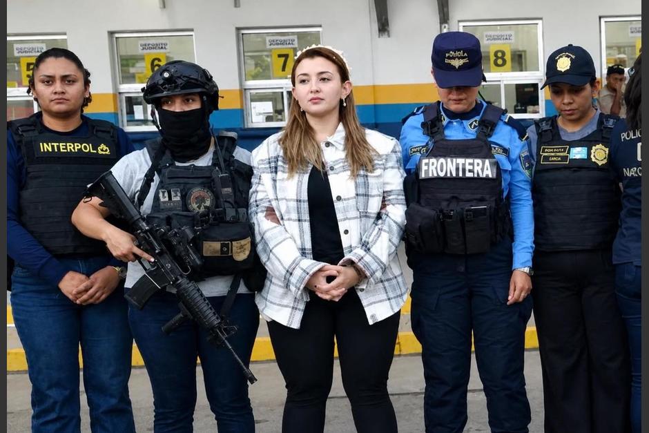La hondure&ntilde;a fue entregada a las autoridades de ese pa&iacute;s. (Foto: Visor Guatemala)