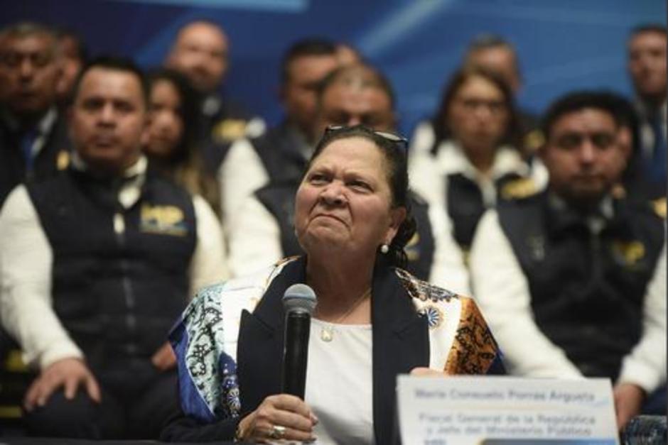 La Fiscal General y Jefe del Ministerio P&uacute;blico (MP), Consuelo Porras, publica el &uacute;ltimo informe de su gesti&oacute;n al frente de dicha instituci&oacute;n. (Foto: Archivo/Soy502)