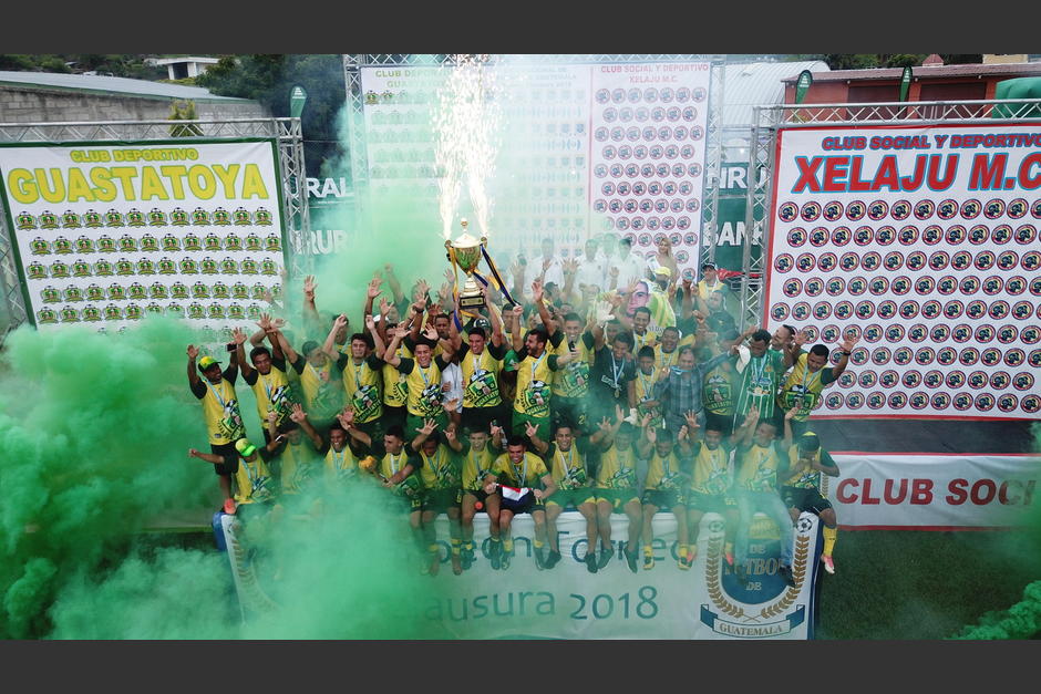 Guastatoya se proclam&oacute; campe&oacute;n de la Liga Nacional en su casa y ante su gente por primera vez en 2018.&nbsp;(Foto: Archivo)