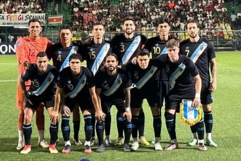 La Selecci&oacute;n Nacional de Guatemala sac&oacute; un punto de su visita a Surinam. (Foto: redes)