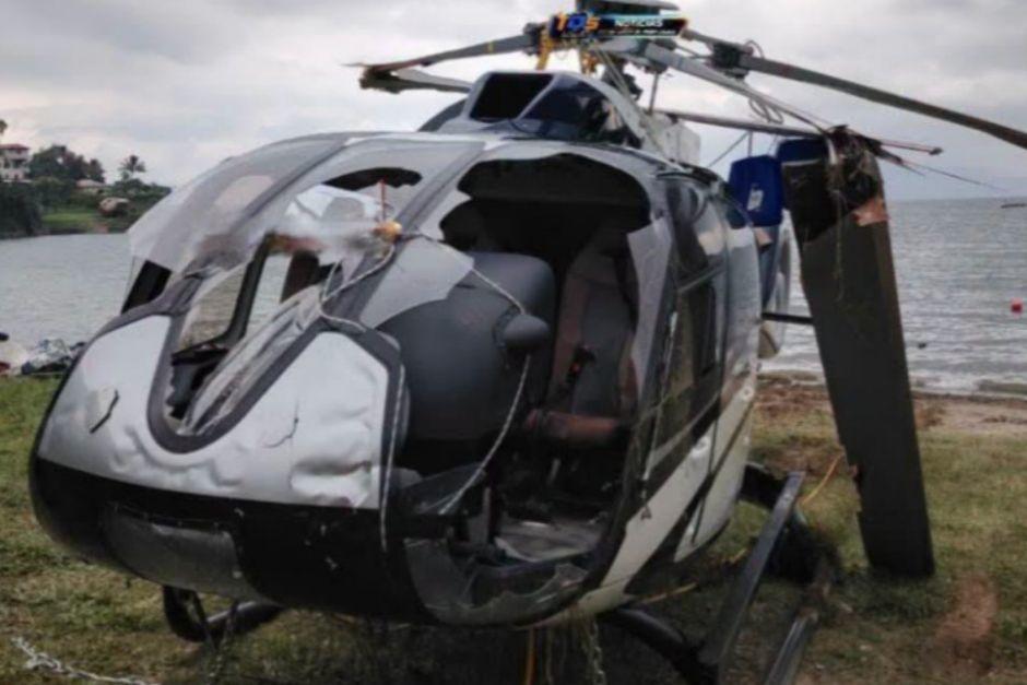Cinco personas sobrevivieron y dos fallecieron en el accidente a&eacute;reo ocurrido en el lago de Atitl&aacute;n.&nbsp;(Foto v&iacute;a: RRSS)
