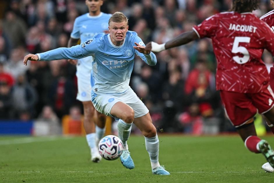 El delantero noruego ha sido clave para el City en este inicio de temporada. (Foto: AFP)