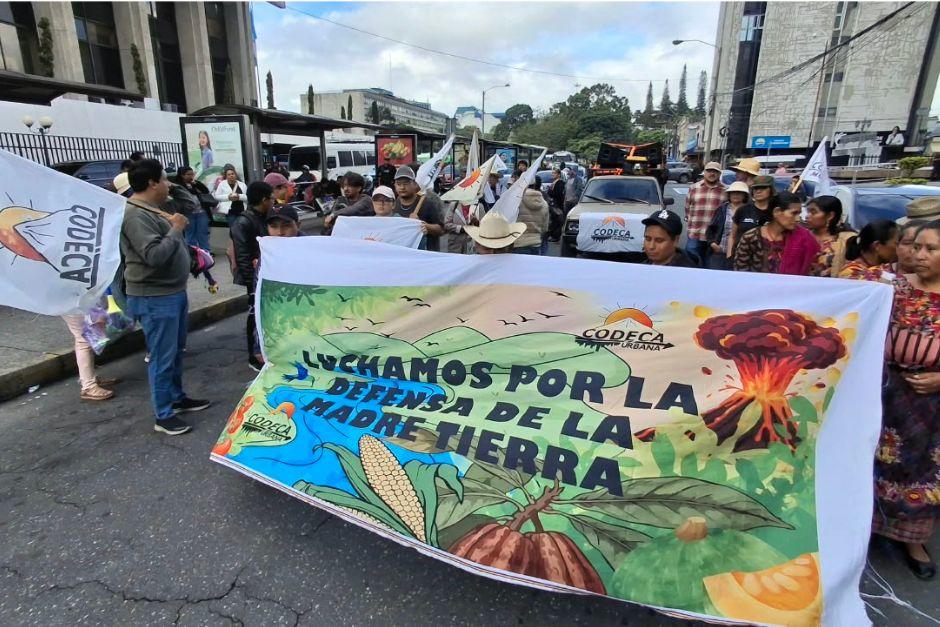 CODECA ya inici&oacute; movilizaciones en la zona 1 de la capital. (Foto: Wilder Lopez/Soy502)