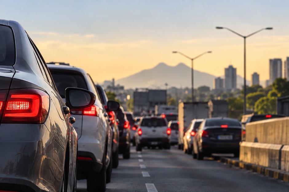 El crecimiento del parque vehicular y la expansi&oacute;n urbana aumentan la presi&oacute;n sobre las principales v&iacute;as de ingreso a la ciudad. (Foto ilustrativa: Soy502)