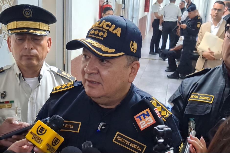 El director de la PNC, David Estuardo Custodio Boteo, confirm&oacute; que la pandilla White Fence ha retomado actividades en Guatemala. (Foto: Wilder L&oacute;pez)