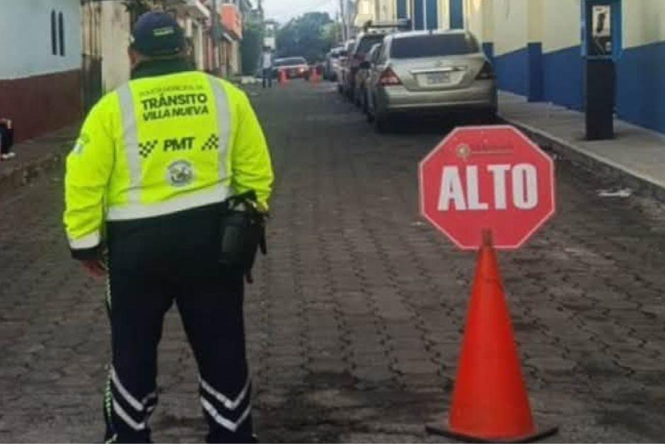 Los cierres ser&aacute;n instalados desde horas de ma&ntilde;ana del domingo 1 de noviembre.&nbsp;(Foto v&iacute;a: Polic&iacute;a Municipal de Tr&aacute;nsito, de Villa Nueva)