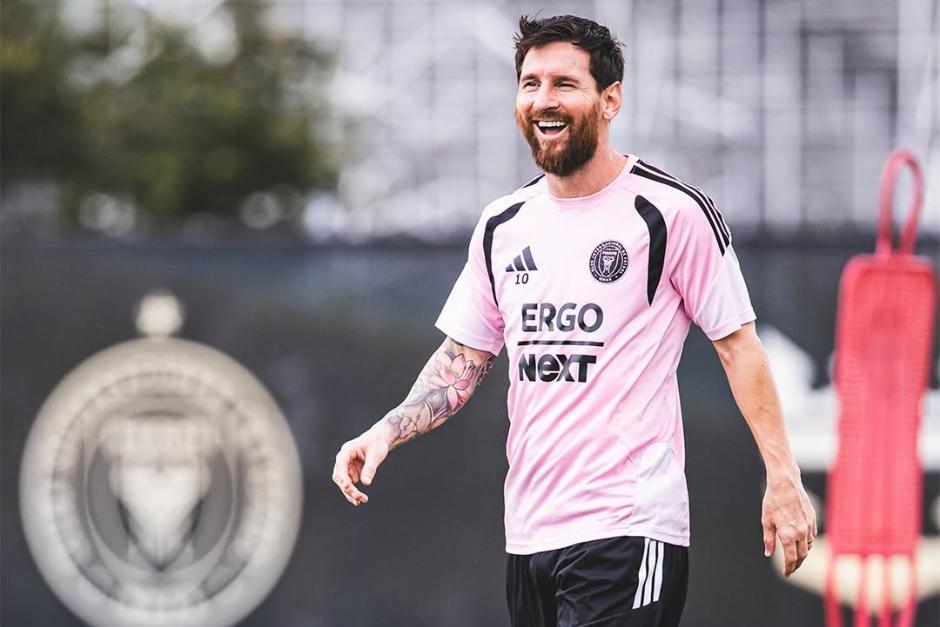 El astro argentino est&aacute; motivado por este reto en casa y quiere sumar los tres puntos. (Foto: Inter Miami)