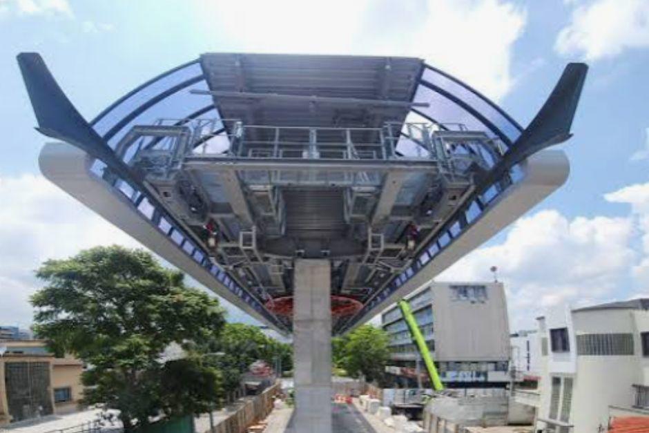 AeroMetro avanza en sus estaciones y ya prepara la conexi&oacute;n con Mixco. (Foto: Municipalidad de Guatemala)&nbsp;