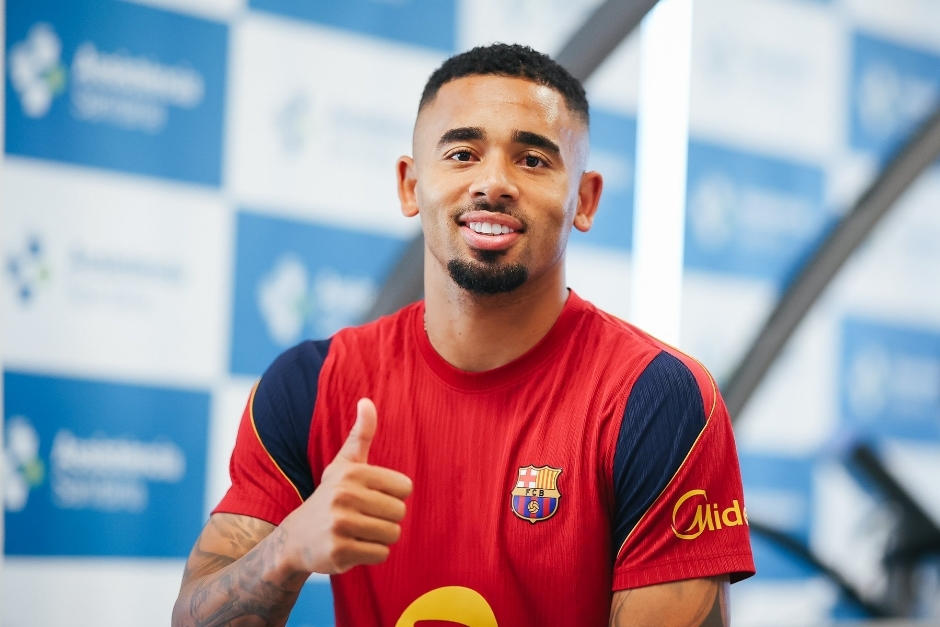 El brasile&ntilde;o Gabriel Jesus se sum&oacute; a las filas del FC Barcelona. (Foto: FC Barcelona)