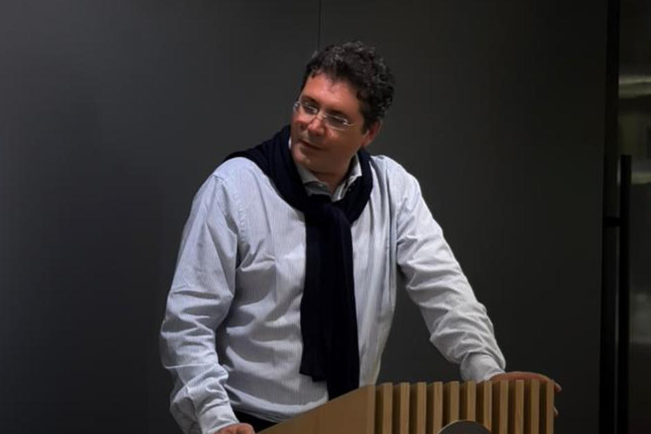 Giovanni Patriarca imparci&oacute; sus ideas en la catedra, "Joseph Keckeissen 2026", en el Instituto Fe y Libertad. (Foto: Instituto Fe y LIbertad)