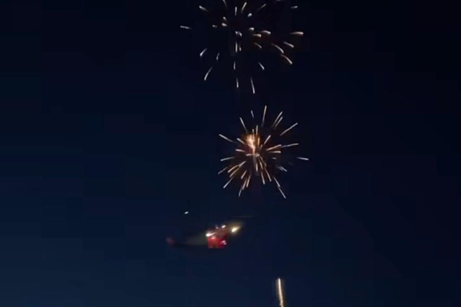 La tripulaci&oacute;n tuvo que maniobrar para realizar una aproximaci&oacute;n frustrada.&nbsp;(Foto: Captura de video)