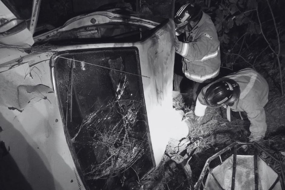 Seis personas fueron v&iacute;ctimas de un accidente de tr&aacute;nsito; dos de ellas fallecieron. (Foto: CVB)