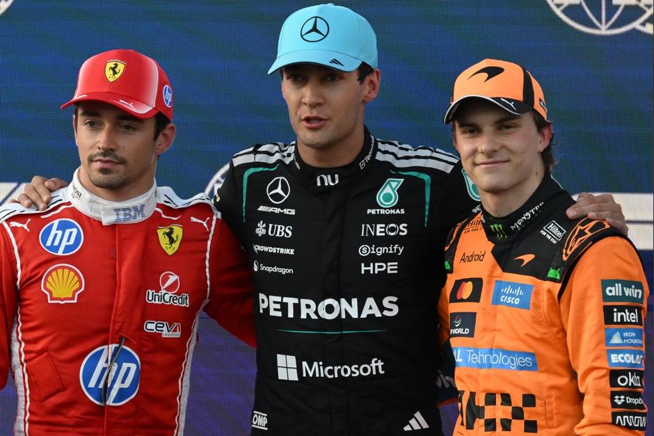 Russell firma la pole en Azerbaiy&aacute;n, Antonelli choca contra muro