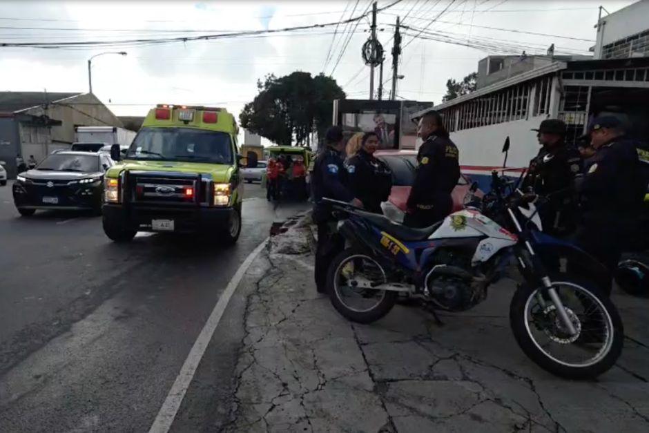 Los presuntos responsables de un ataque armado en zona 12 fueron detenidos. (Foto: CBM)