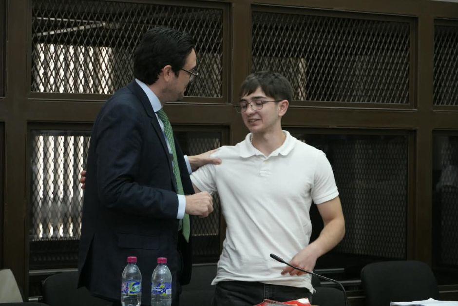 El Juzgado de Mayor Riesgo B rechaz&oacute; la petici&oacute;n del MP de enviar al juicio a Andr&eacute;s Alc&aacute;zar Crespo, se&ntilde;alado de participar en el secuestro del odont&oacute;logo Julio Mart&iacute;nez. (Foto: Wilder L&oacute;pez/Soy502)