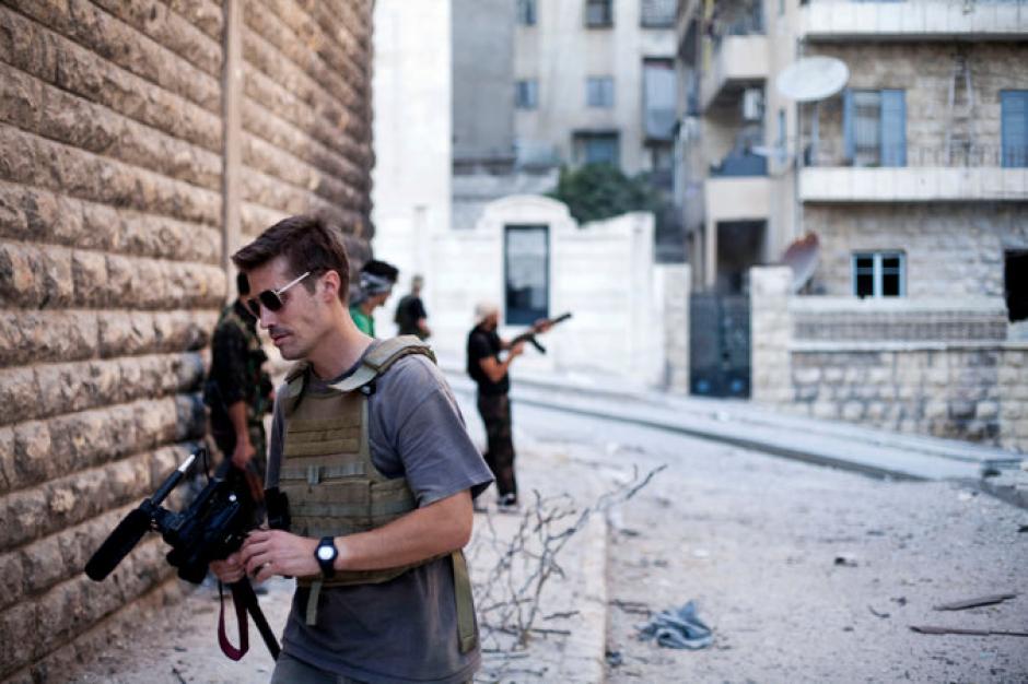 El periodista James Foley durante una de sus coberturas. (Foto: The New Yort Times)&nbsp;